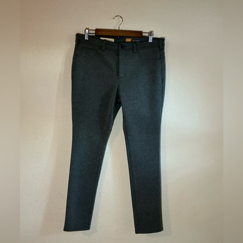 Pilcro Serif Pointe Knit Skinny Pants Size 32
